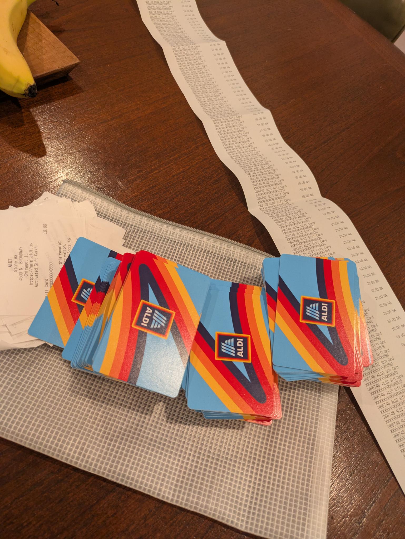 Cartes‑cadeaux Aldi