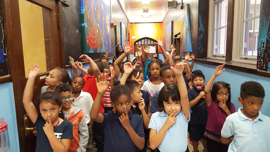 A bright hallway at Courtenay